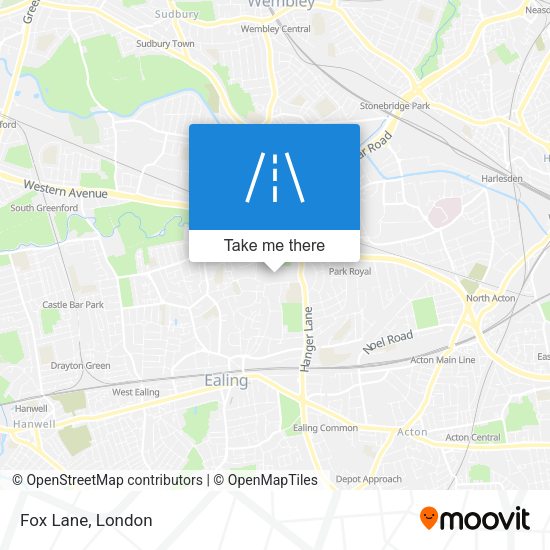 Fox Lane map