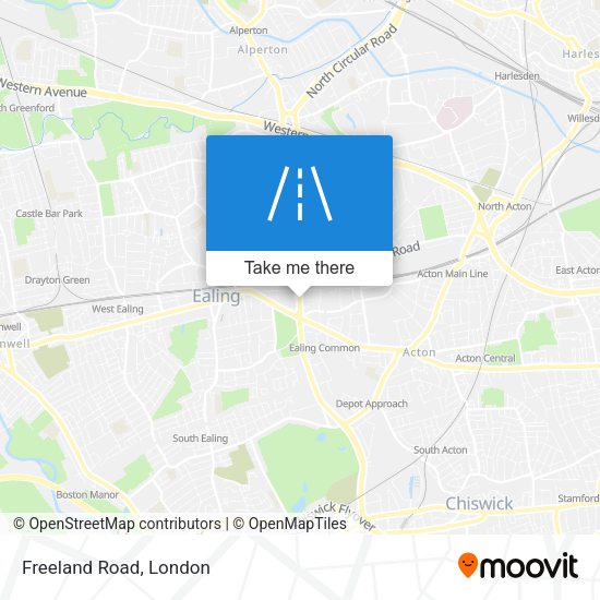 Freeland Road map
