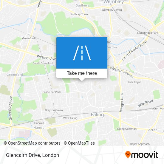 Glencairn Drive map