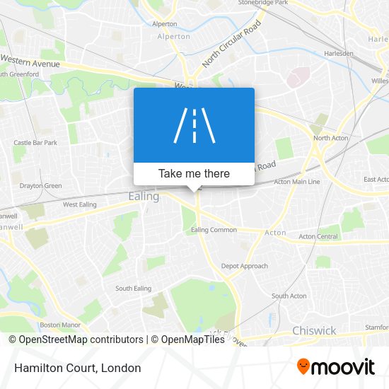 Hamilton Court map