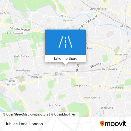 Jubilee Lane map