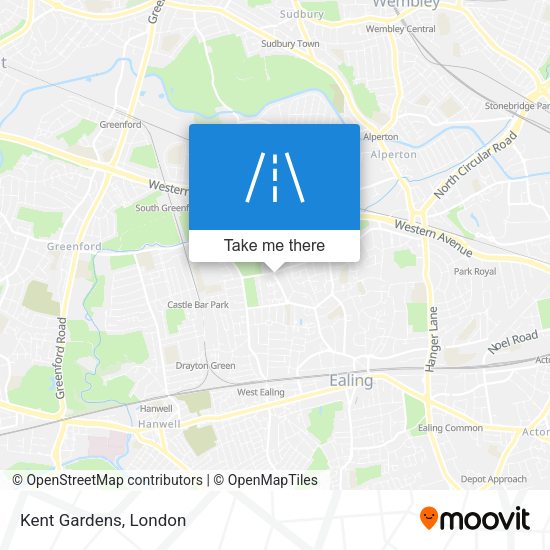 Kent Gardens map