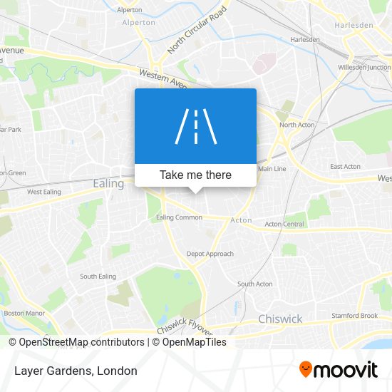 Layer Gardens map