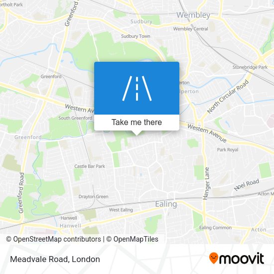 Meadvale Road map