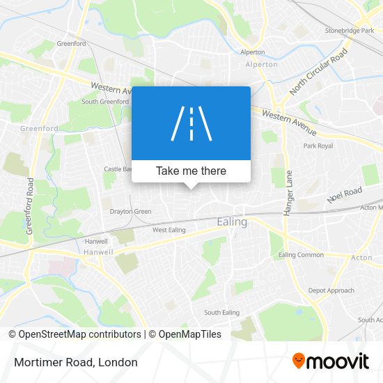 Mortimer Road map