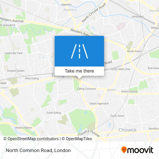 North Common Road map