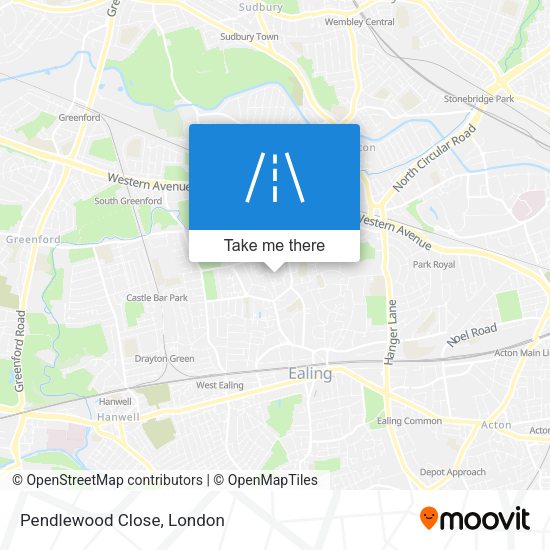 Pendlewood Close map