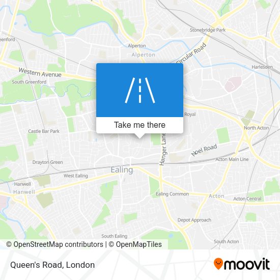 Queen's Road map