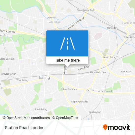 Station Road map