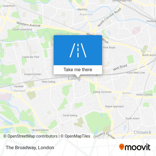 The Broadway map
