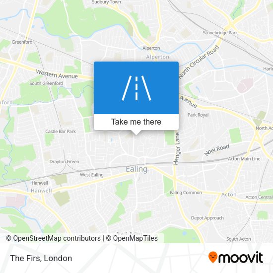 The Firs map