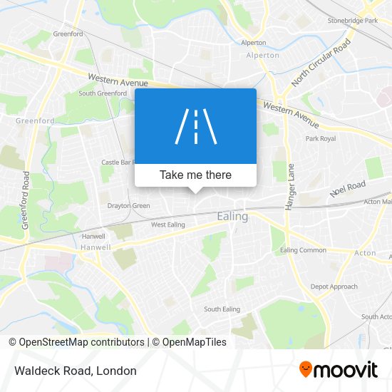 Waldeck Road map