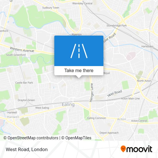 West Road map
