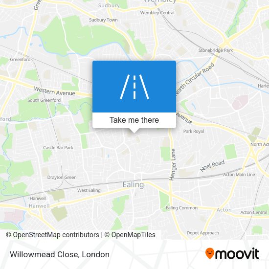 Willowmead Close map