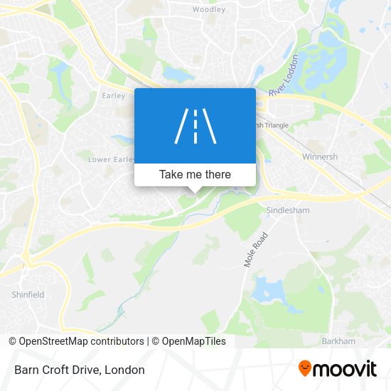 Barn Croft Drive map