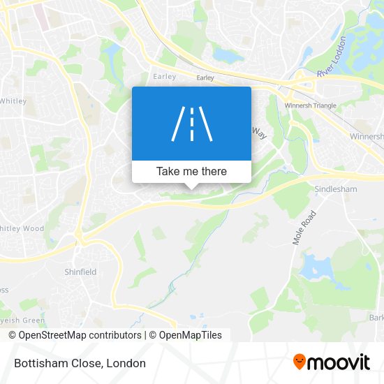 Bottisham Close map