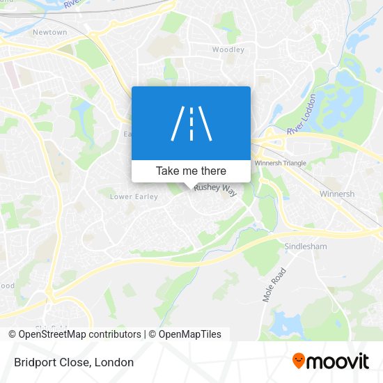 Bridport Close map