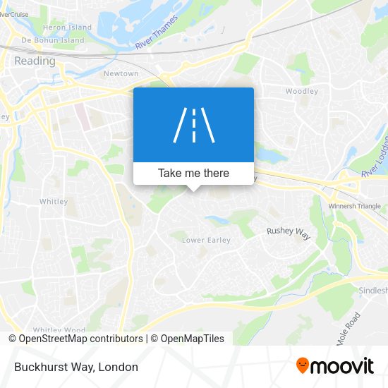 Buckhurst Way map