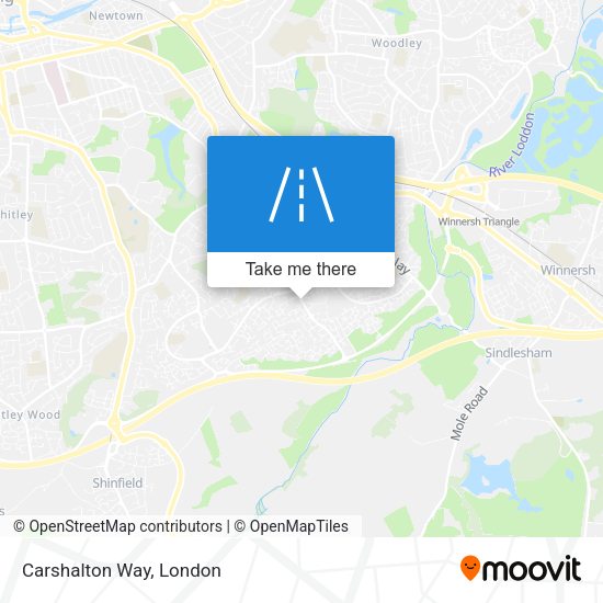 Carshalton Way map
