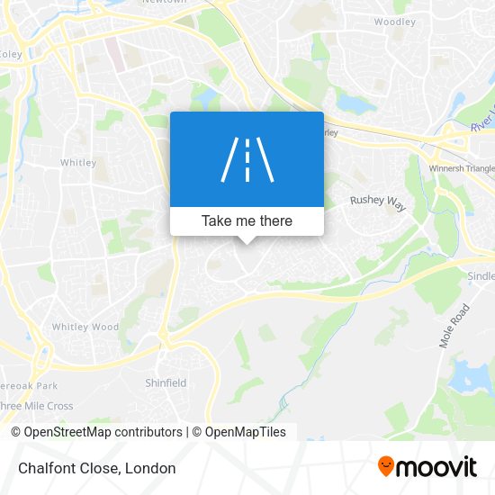 Chalfont Close map