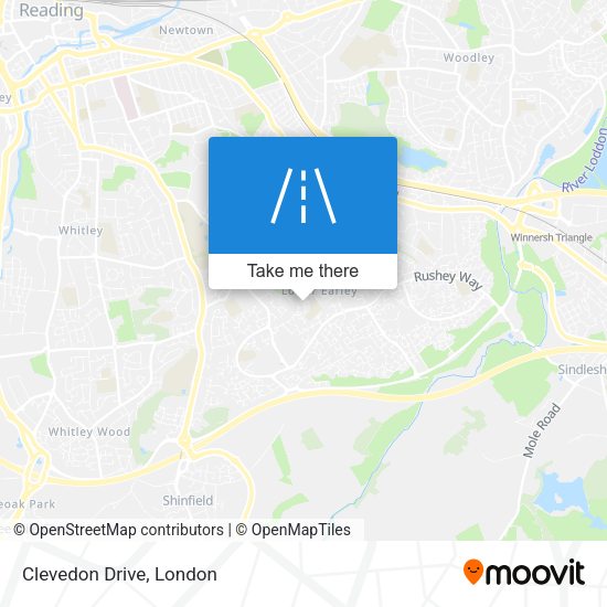 Clevedon Drive map