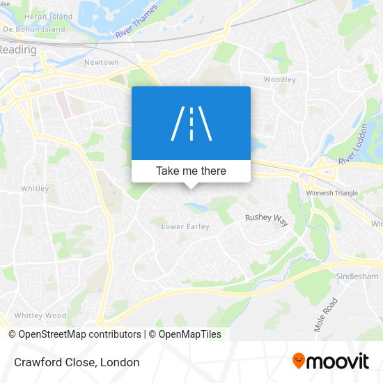 Crawford Close map