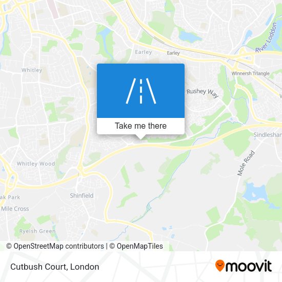 Cutbush Court map