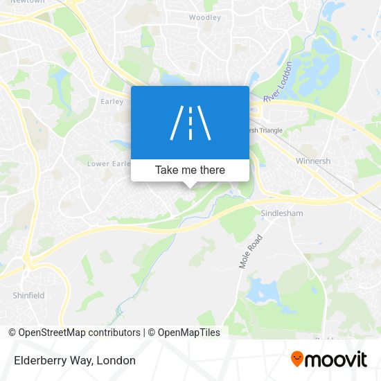Elderberry Way map
