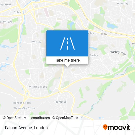 Falcon Avenue map