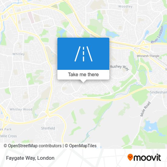 Faygate Way map