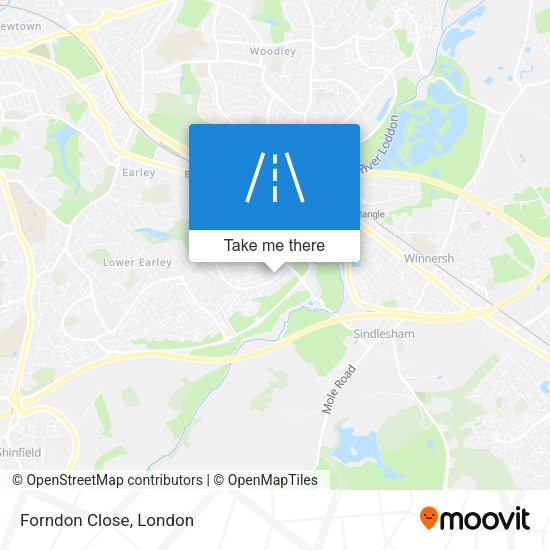 Forndon Close map
