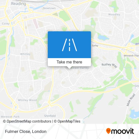 Fulmer Close map