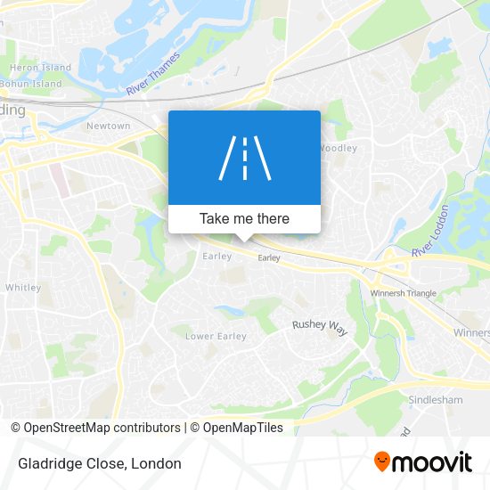 Gladridge Close map