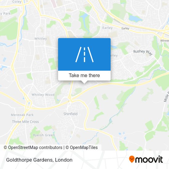 Goldthorpe Gardens map