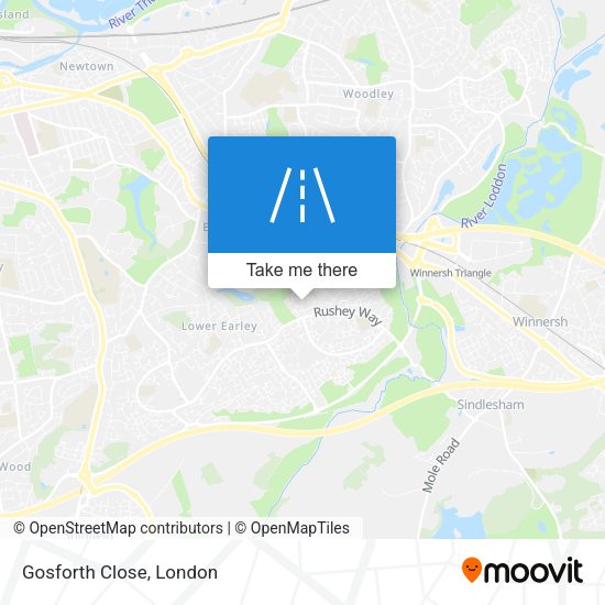 Gosforth Close map
