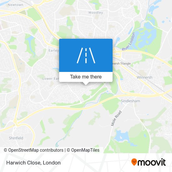 Harwich Close map