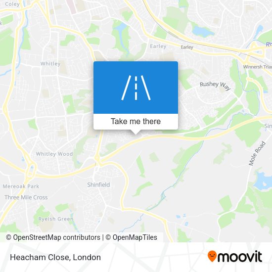 Heacham Close map