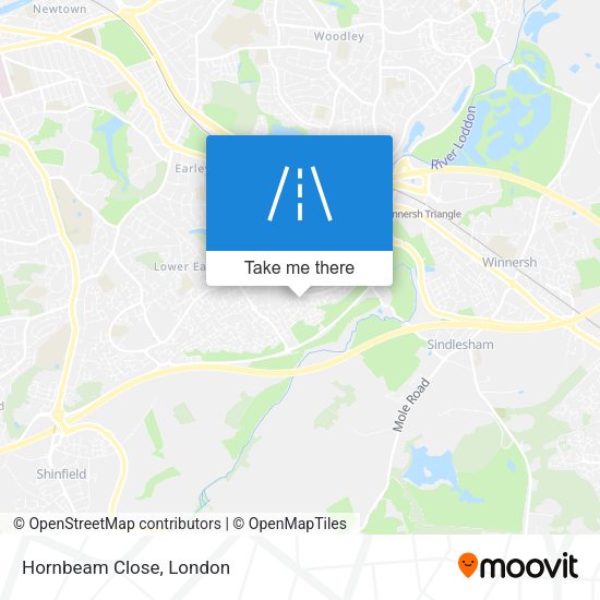 Hornbeam Close map