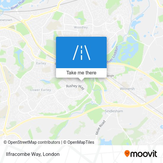 Ilfracombe Way map