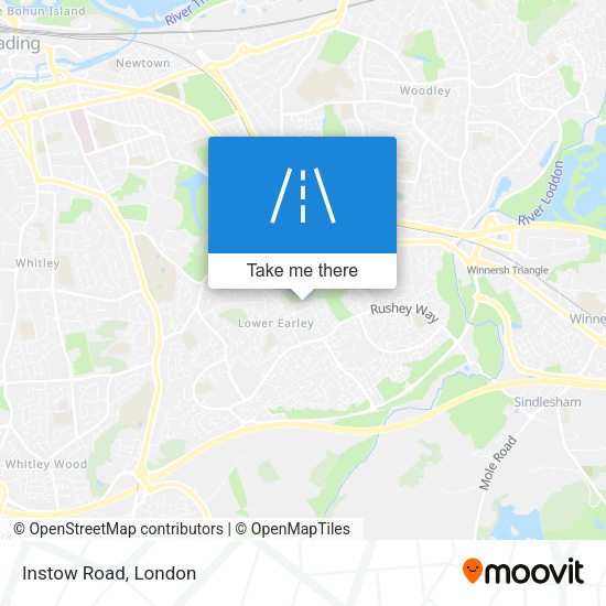 Instow Road map