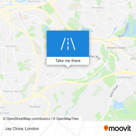 Jay Close map