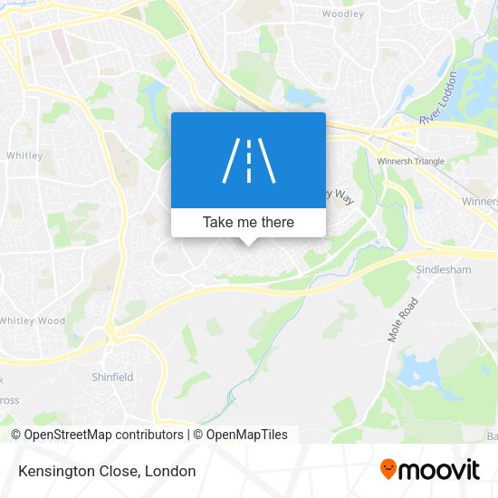 Kensington Close map