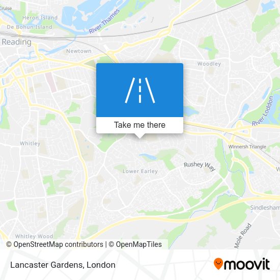 Lancaster Gardens map