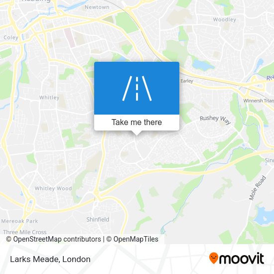 Larks Meade map