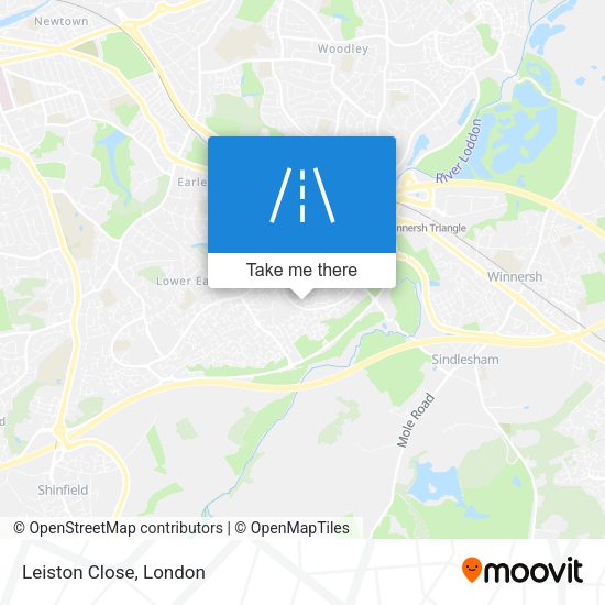 Leiston Close map