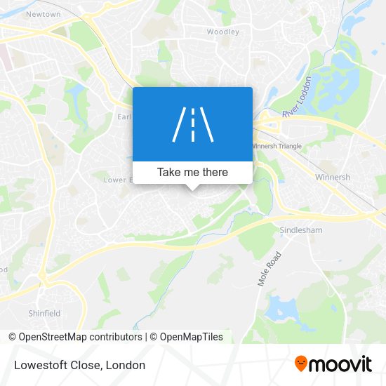 Lowestoft Close map