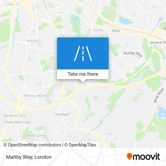 Maltby Way map