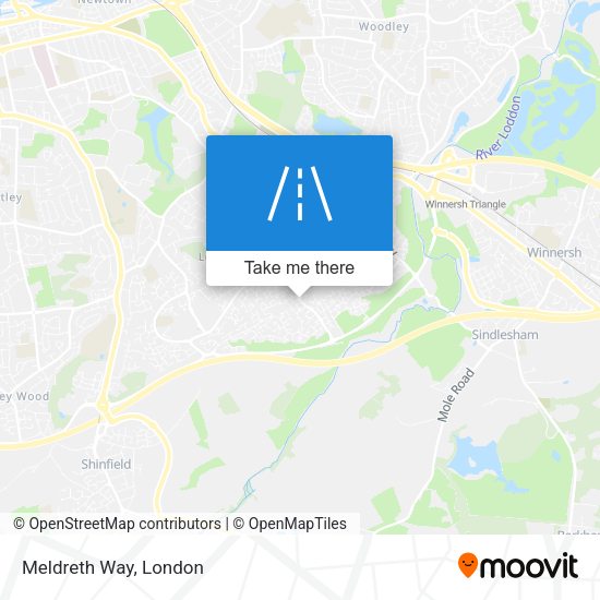 Meldreth Way map