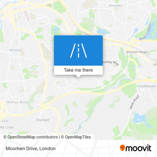 Moorhen Drive map