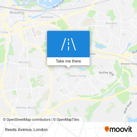 Reeds Avenue map